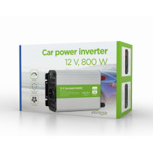 POWER INVERTER CAR 12V 800W / EG-PWC800-01 GEMBIRD