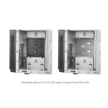 Case, CHIEFTEC, HC-10B-OP, MidiTower, Not included, ATX, MicroATX, MiniITX, Colour Black, HC-10B-OP Case, CHIEFTEC, HC-10B-OP, MidiTower, Not included, ATX, MicroATX, MiniITX, Colour Black, HC-10B-OP