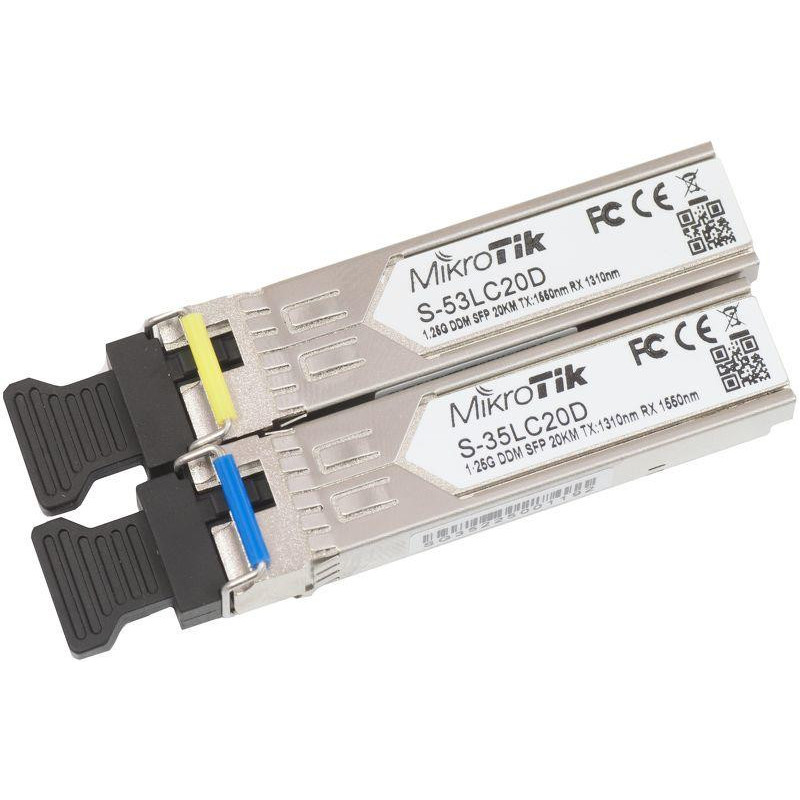 NET TRANSCEIVER SFP PAIR / S-3553LC20D MIKROTIK