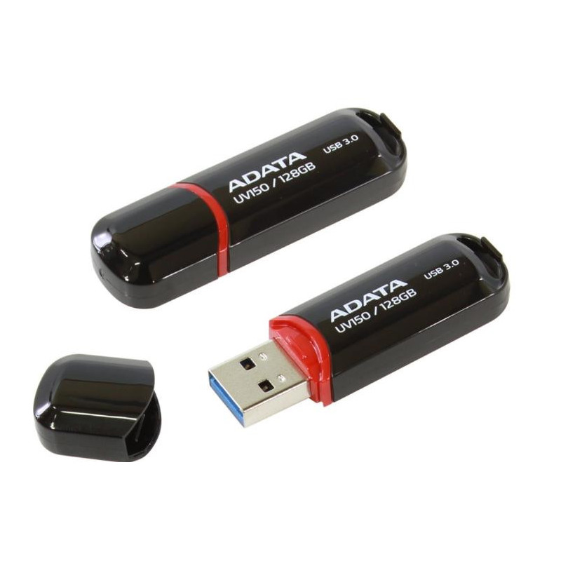 MEMORY DRIVE FLASH USB3 128GB / BLACK AUV150-128G-RBK ADATA