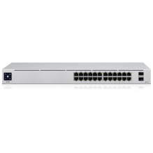 Jungiklis, UBIQUITI, USW-24-POE, L2 tipas, PoE+ prievadai 16, 95 vatai, USW-24-POE