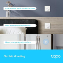 Išmanusis namų įrenginys, TP-LINK, Tapo S200D, baltas, TAPOS200D Išmanusis namų įrenginys, TP-LINK, Tapo S200D, baltas, TAPOS200D