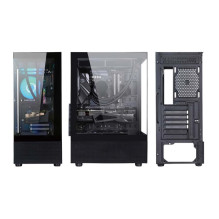 Korpusas, GOLDEN TIGER, Palaikomos pagrindinės plokštės formos ATX / micro ATX, Juodas, Midi Tower, Raider DK-6, RAIDERD Korpusas, GOLDEN TIGER, Palaikomos pagrindinės plokštės formos ATX / micro ATX, Juodas, Midi Tower, Raider DK-6, RAIDERD