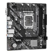 Mainboard, ASROCK, Intel H610, LGA1700, Micro-ATX, Memory DDR4, Memory slots 2, 1xPCI-Express 3.0 1x, 1xPCI-Express 4.0 