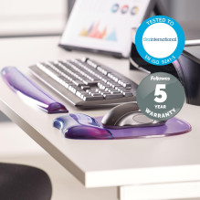 MOUSE PAD CRYSTAL GEL / PURPLE 9144104 FELLOWES