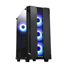 Case, CHIEFTEC, HUNTER, MidiTower, Not included, ATX, MiniITX, Colour Black, GS-01B-OP
