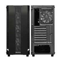 Case, CHIEFTEC, HUNTER, MidiTower, Not included, ATX, MiniITX, Colour Black, GS-01B-OP