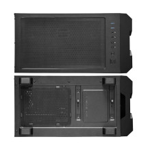 Case, CHIEFTEC, HUNTER, MidiTower, Not included, ATX, MiniITX, Colour Black, GS-01B-OP