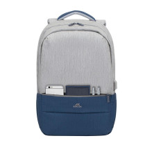 NB KURIŠNĖ APSAUGINĖ 17,3 colio / 7567 GREY / DARK BLUE RIVACASE