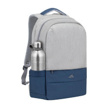 NB BACKPACK ANTI-THEFT 17.3" / 7567 GREY / DARK BLUE RIVACASE