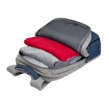 NB BACKPACK ANTI-THEFT 17.3" / 7567 GREY / DARK BLUE RIVACASE