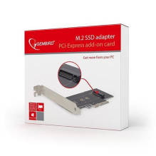 PC ACC M.2 SSD ADAPTERIS PCI-E / PAPILDOMA KORTELĖ PEX-M2-01 GEMBIRD PC ACC M.2 SSD ADAPTERIS PCI-E / PAPILDOMA KORTELĖ PEX-M2-01 GEMBIRD