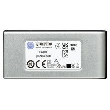 External SSD, KINGSTON, XS2000, 4TB, USB 3.2, Write speed 2000 MBytes / sec, Read speed 2000 MBytes / sec, SXS2000 / 400