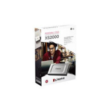 External SSD, KINGSTON, XS2000, 4TB, USB 3.2, Write speed 2000 MBytes / sec, Read speed 2000 MBytes / sec, SXS2000 / 400