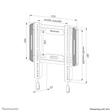 TELEVIZORIAUS ACC SIENINĖS MONTAVIMAS / WL30-550BL12 NEOMONTS TELEVIZORIAUS ACC SIENINĖS MONTAVIMAS / WL30-550BL12 NEOMONTS