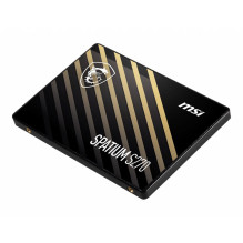 SSD, MSI, SPATIUM S270, 240GB, SATA, 3D NAND, Write speed 400 MBytes / sec, Read speed 500 MBytes / sec, 2,5", TBW SSD, MSI, SPATIUM S270, 240GB, SATA, 3D NAND, Write speed 400 MBytes / sec, Read speed 500 MBytes / sec, 2,5", TBW