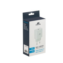 MOBILIŲJŲ Įkroviklio sienelė / BALTAS PS4101 W00 RIVACASE