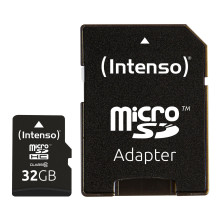 MEMORY MICRO SDHC 32GB C10 / W / ADAPTER 3413480 INTENSO