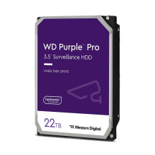 Kietasis diskas, WESTERN DIGITAL, Purple Pro, 22TB, 512 MB, 7200 aps./min., 3,5', WD221PURP
