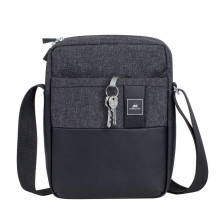 PLASTETĖS DĖKLAS CROSSBODY 11' / 8811 BLACK MELANGE RIVACASE