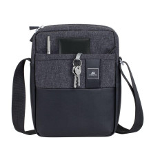 TABLET CASE CROSSBODY 11" / 8811 BLACK MELANGE RIVACASE