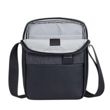 TABLET CASE CROSSBODY 11" / 8811 BLACK MELANGE RIVACASE