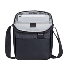 PLASTETĖS DĖKLAS CROSSBODY 11' / 8811 BLACK MELANGE RIVACASE