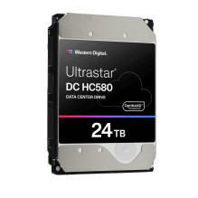 HDD, WESTERN DIGITAL ULTRASTAR, Ultrastar DC HC580, 24TB, SATA, 512 MB, 7200 rpm, 3,5", 0F62796