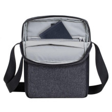 TABLET CASE CROSSBODY 11" / 8811 BLACK MELANGE RIVACASE
