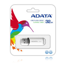 MEMORY DRIVE FLASH USB2 32GB / WHITE AC906-32G-RWH ADATA