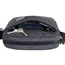 TABLET CASE CROSSBODY 11" / 8811 BLACK MELANGE RIVACASE