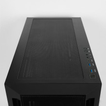 Dėklas, CHIEFTEC, APEX AIR, MidiTower, neįeina, ATX, MicroATX, MiniITX, juoda spalva, GA-01B-M-OP