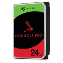 HDD, SEAGATE, IronWolf Pro, 24TB, SATA, 512 MB, 7200 rpm, Discs / Heads 10 / 20, 3,5", ST24000NT002