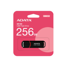 MEMORY DRIVE FLASH USB3 256GB / BLACK AUV150-256G-RBK ADATA MEMORY DRIVE FLASH USB3 256GB / BLACK AUV150-256G-RBK ADATA