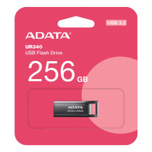 MEMORY DRIVE FLASH USB3.2 256G / BLACK AROY-UR340-256GBK ADATA