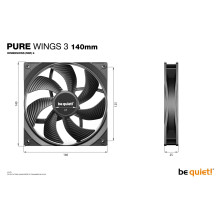 CASE FAN 140MM PURE WINGS 3 / BL107 BE QUIET