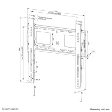 TV SET ACC WALL MOUNT / WL30-750BL14 NEOMOUNTS