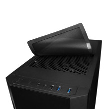 Case, CHIEFTEC, ELOX, MidiTower, Not included, ATX, MicroATX, MiniITX, Colour Black, AS-01B-OP