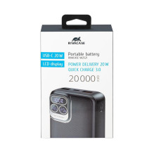 POWER BANK USB 20000MAH / VA2521 RIVACASE