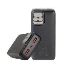 Išorinė baterija USB 20000MAH / VA2521 RIVACASE Išorinė baterija USB 20000MAH / VA2521 RIVACASE
