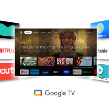 TV Set, THOMSON, 50", 4K / Smart, QLED, 3840x2160, Wireless LAN, Bluetooth, Google TV, Black, 50QG7C14