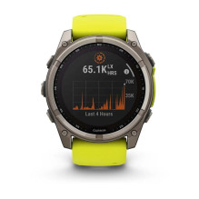 SMARTWATCH FENIX 8 SAPP. SOLAR / YELLOW 010-02907-21 GARMIN
