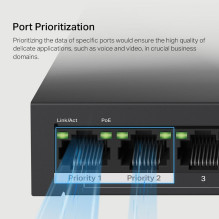 Switch, MERCUSYS, Desktop / pedestal, 10x10Base-T / 100Base-TX, PoE+ ports 8, MS110P