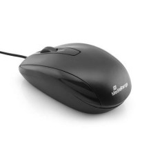 MOUSE USB OPTICAL BLACK / 3 MYGTUKŲ MROS210 MEDIARANGE