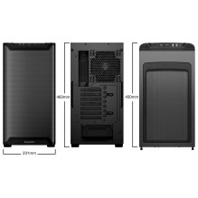 Case, BE QUIET, PURE BASE 501, MidiTower, Not included, ATX, MicroATX, MiniITX, Colour Black, BGW74