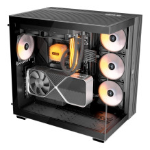 Dėklas, BE TYLUS, LIGHT BASE 600 DX, bokštas, korpuso gaminio savybės Skaidrus skydelis, ATX, MicroATX, MiniITX, spalva 