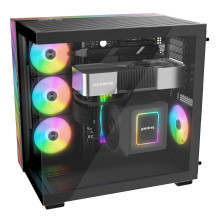 Dėklas, BE TYLUS, LIGHT BASE 600 DX, bokštas, korpuso gaminio savybės Skaidrus skydelis, ATX, MicroATX, MiniITX, spalva 