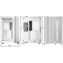 Dėklas, BE TYLUS, LIGHT BASE 600 DX, bokštas, korpuso gaminio savybės Skaidrus skydelis, ATX, MicroATX, MiniITX, spalva 