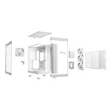 Case, BE QUIET, LIGHT BASE 600 LX, Tower, ATX, MicroATX, MiniITX, Colour White, BGW68