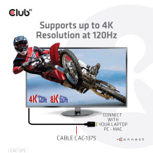 CABLE HDMI TO HDMI 5M / M / M CAC-1375 CLUB3D